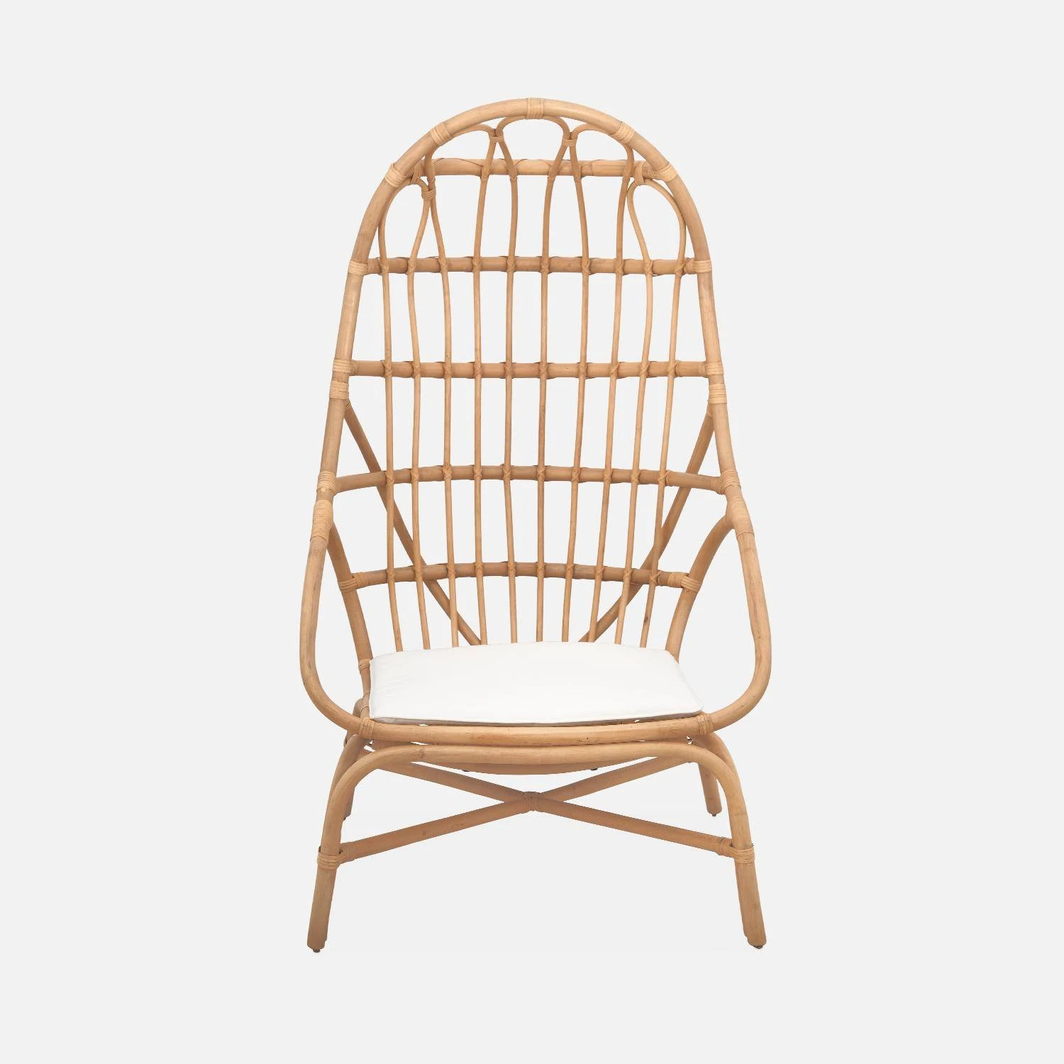 Fauteuil œuf En Rotin Avec Coussin 7 Fauteuil œuf En Rotin Avec Coussin – Image 5