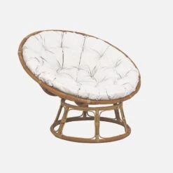 Fauteuil Papasan En Rotin Avec Coussin Ø113cm 11 Fauteuil Papasan En Rotin Avec Coussin Ø113cm -Sweeek ipalchr113nat d2fa937f7ae3f99fae9f252888a9a22e