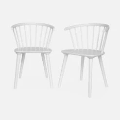 Chaise à Barreaux En Bois Et Contreplaqué (lot De 2) Couleur : Blanc 10 Chaise à Barreaux En Bois Et Contreplaqué (lot De 2) Couleur : Blanc -Sweeek ipauchrx2wh 7612a5b0836809d6bca5e7cdfca7747b