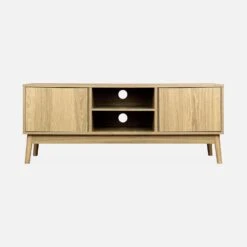 Meuble TV Effet Bois 2 Portes 120 Cm -Sweeek iwdtvstand d4183418b232ac2ab9119b8a22fb50d7