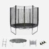 Trampoline 250cm Avec Pack D'accessoires Couleur : Gris 1 Trampoline 250cm Avec Pack D'accessoires Couleur : Gris -Sweeek kit250grey c42d5438b1f5c2eacfc9d6d165a1a4b0