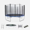 Trampoline 370cm Avec Pack D'accessoires Couleur : Bleu 1 Trampoline 370cm Avec Pack D'accessoires Couleur : Bleu -Sweeek kit370blue a268e5955b5a177f763a8ff111c3d1ec