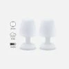 Lampe De Table LED 26cm (lot De 2) -Sweeek led26lampx2 549a81c19065dbf2aac3a69f611ac4af