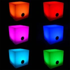 Cube Lumineux LED Avec Batterie Et Enceinte Bluetooth Intérieur/extérieur 11 Cube Lumineux LED Avec Batterie Et Enceinte Bluetooth Intérieur/extérieur -Sweeek led40btcube e40bbc90f813c0379dd992a03b1b47ed