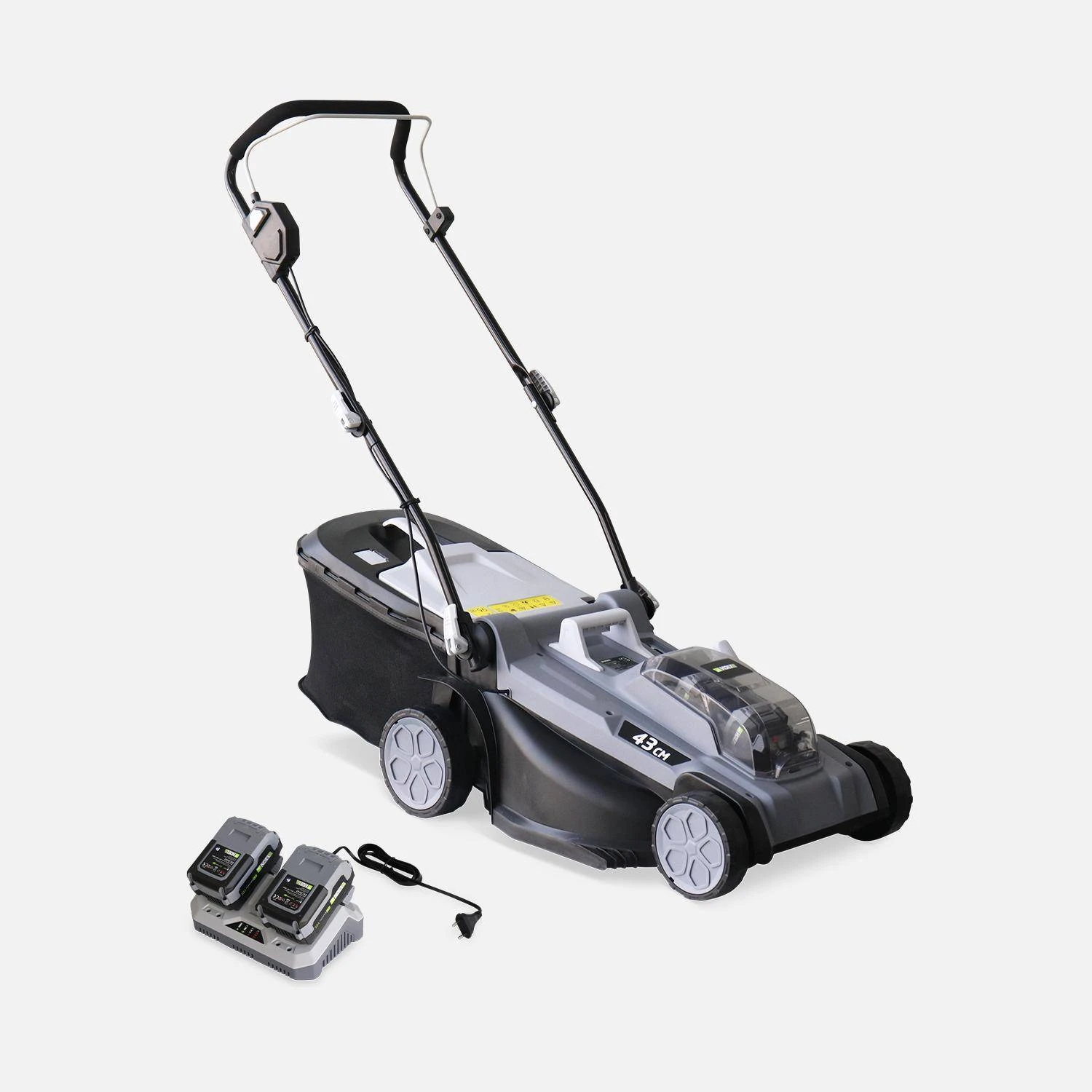 Tondeuse à Gazon à Batterie 2x18V 3 Tondeuse à Gazon à Batterie 2x18V