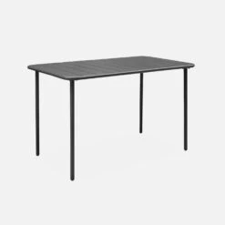Table De Jardin Métal 4 Places Couleur : Anthracite 10 Table De Jardin Métal 4 Places Couleur : Anthracite -Sweeek mt120x70at 3e8d308afd07bd8b93ada1ffd2ca7863