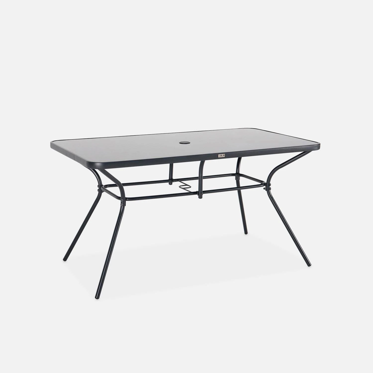 Table De Jardin Acier, 6 Fauteuils Et 1 Parasol 7 Table De Jardin Acier, 6 Fauteuils Et 1 Parasol – Image 5