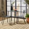 Table De Jardin Métal 2 Chaises Couleur : Anthracite -Sweeek mt75c2at 24a9bccc0976b5cee8f0d7ff0ced53c6