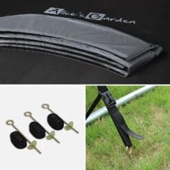 Trampoline 305cm Filet Intérieur Avec Pack D'accessoires + Tente De Camping -Sweeek pack305indome 96c809bda4458bac3b6f5fa44cd8aa61
