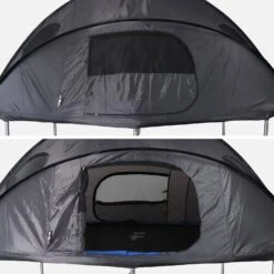 Trampoline 370 Avec Pack D'accessoires + Tente De Camping 13 Trampoline 370 Avec Pack D'accessoires + Tente De Camping -Sweeek pack370bludome 1163a39ddd6a246f690ae558e8359061