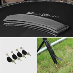 Trampoline 370cm Filet Intérieur Avec Pack D'accessoires + Tente De Camping -Sweeek pack370indome d93a3654ee2a0870b6d17e8eab35e383