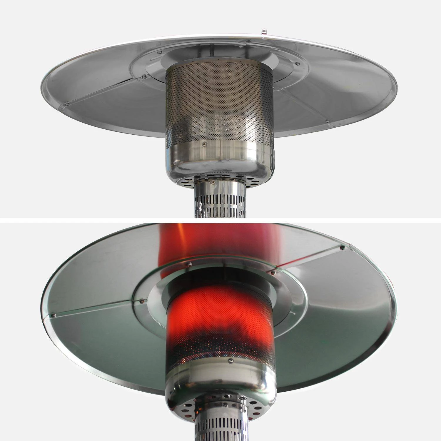 Lot De 2 Parasols Chauffants Gaz 12,5kW 5 Lot De 2 Parasols Chauffants Gaz 12,5kW – Image 3