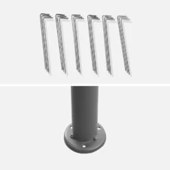 Tonnelle 3x4 M Avec Rideaux Couleur : Gris 11 Tonnelle 3x4 M Avec Rideaux Couleur : Gris -Sweeek pgskd3x4gy 29073f12b8b96b6dea2cf856e14b10e6