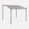 Pergola Acier 3x2,5 M Couleur : Taupe -Sweeek pgskdwallbn 36b441aa39c651b8b9507c2930ac229f