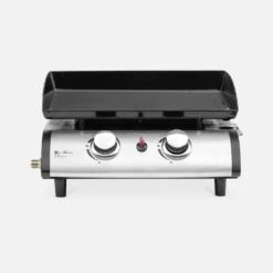 Plancha Gaz 2 Brûleurs Inox 5kW 8 Plancha Gaz 2 Brûleurs Inox 5kW -Sweeek ph1002sb 6ed3b654a6d7ad596da35a3fdc801267