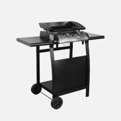 Plancha Gaz 2 Brûleurs Inox 5kW Avec Chariot 10 Plancha Gaz 2 Brûleurs Inox 5kW Avec Chariot -Sweeek ph1002trolley 9ab1ad909035b8cbfa8e74fcdd6ef628