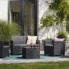 Salon De Jardin Imitation Rotin 4 Places 2 Salon De Jardin Imitation Rotin 4 Places -Sweeek plk2518bkgy 3e4197bbe1790a026b10cdb69bdc9994