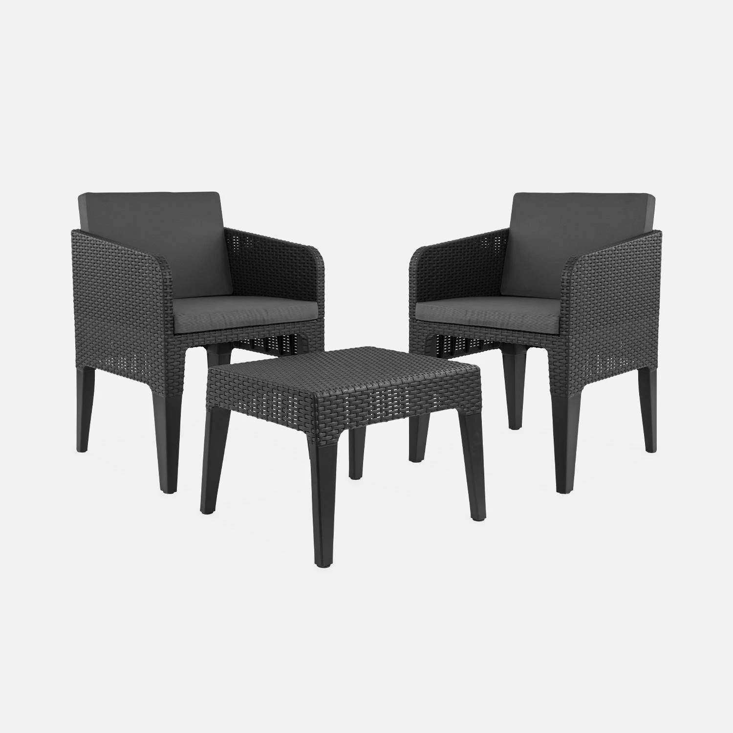 Salon De Jardin Imitation Rotin 2 Chaises 3 Salon De Jardin Imitation Rotin 2 Chaises