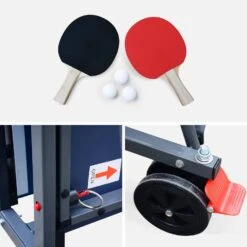 Table Ping Pong Indoor Premium Avec Accessoires 11 Table Ping Pong Indoor Premium Avec Accessoires -Sweeek ppt8017in ac036f0ffd7adff9d336081c5029bb55