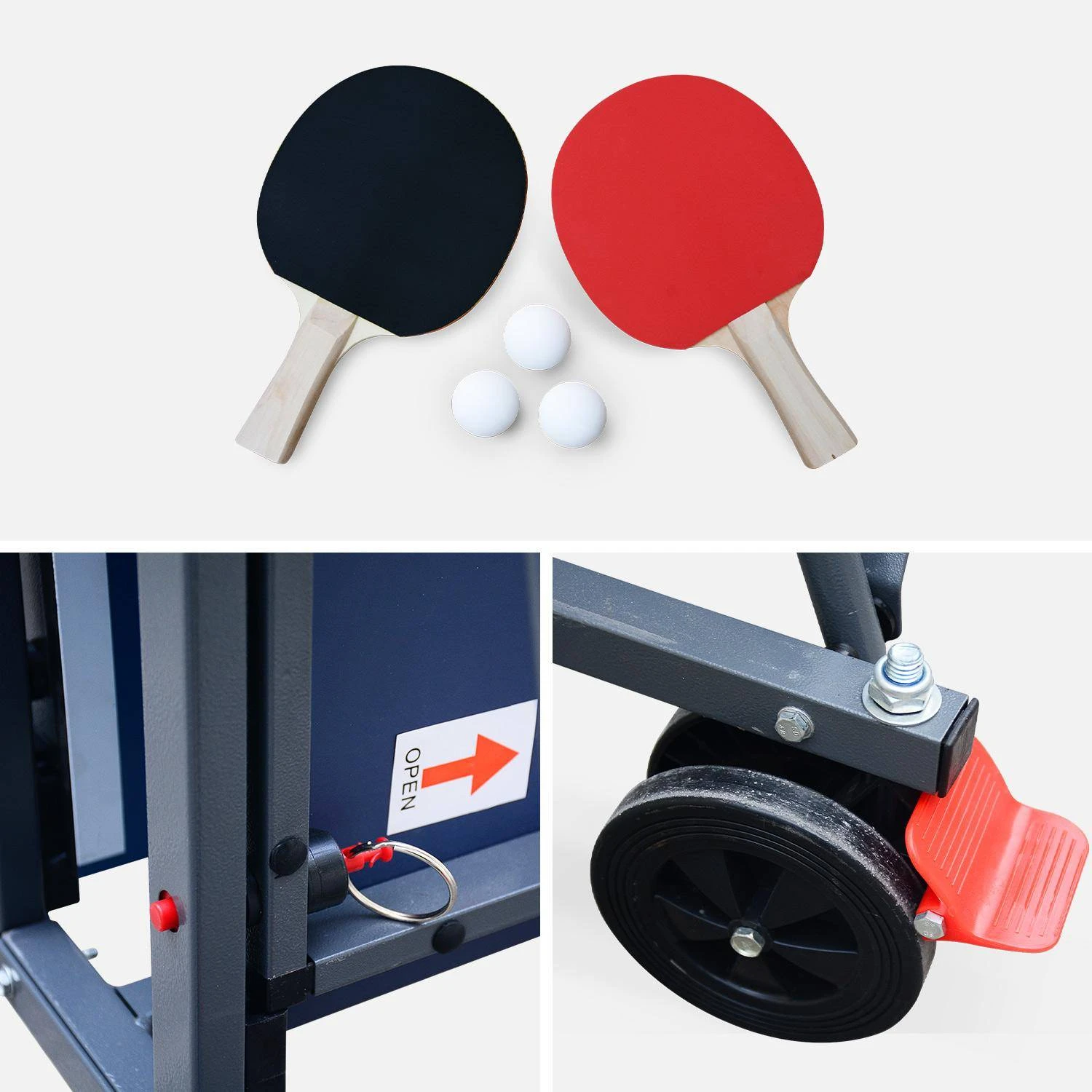 Table Ping Pong Indoor Premium Avec Accessoires 7 Table Ping Pong Indoor Premium Avec Accessoires – Image 5