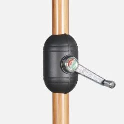 Parasol Rond 3m, Mât Effet Bois Couleur : Gris -Sweeek pu300wdgy d432a26e1de93b3efdf10a145738f0ad