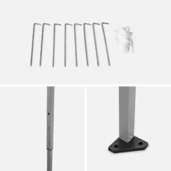 Tonnelle Pliante 3x3 M 10 Tonnelle Pliante 3x3 M -Sweeek pug3x3sand bd2c37574f34202c5239d5188970939c