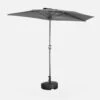 Demi-parasol Pour Balcon 2.5m Couleur : Gris 1 Demi-parasol Pour Balcon 2.5m Couleur : Gris -Sweeek puhalf250gy 9903a712dadbf15739df749e597cbd37