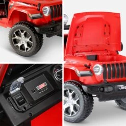 Voiture électrique Enfant JEEP 12V, 1 Place Couleur : Rouge 14 Voiture électrique Enfant JEEP 12V, 1 Place Couleur : Rouge -Sweeek rocjeepwrcred 737b429067b671e70551bc85b139bf03
