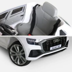 Voiture électrique Enfant Audi Q8 12V, 1 Place Couleur : Blanc 14 Voiture électrique Enfant Audi Q8 12V, 1 Place Couleur : Blanc -Sweeek rocq8rcwh 0eda53ac36d1a784b3a8de46cbf25a28