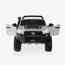 Voiture électrique Enfant Toyota Hilux 12V, 2 Places Couleur : Blanc -Sweeek roctoyhilrcwh 2e575e195dec0219e4a0110d9c37283f