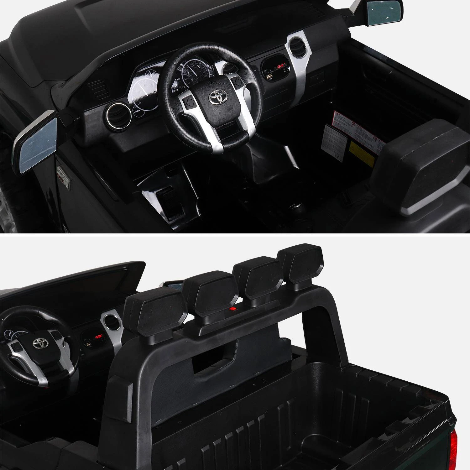 Voiture électrique Enfant Toyota Tundra 12V, 2 Places 7 Voiture électrique Enfant Toyota Tundra 12V, 2 Places – Image 5