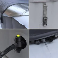 Spa Gonflable 6 Places Carré, Système Anti-gel Et Bâche 9 Spa Gonflable 6 Places Carré, Système Anti-gel Et Bâche -Sweeek spa185lsgr 02f19cb4601476a878afe0ca5fe5e2fe