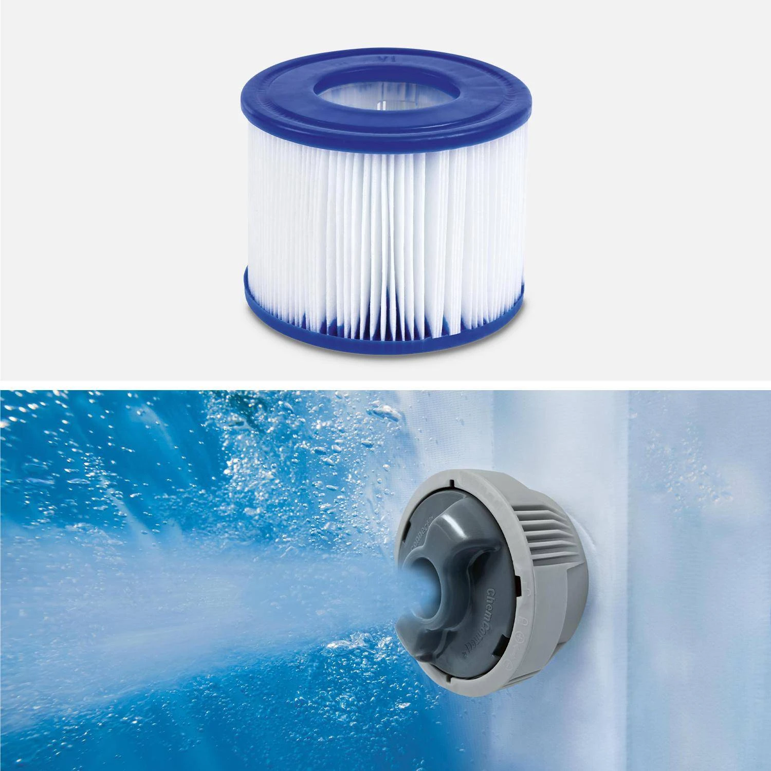 Spa Gonflable Lay-Z Spa Madeira Contrôle WIFI 6 Places Carré Avec Accessoires 6 Spa Gonflable Lay-Z Spa Madeira Contrôle WIFI 6 Places Carré Avec Accessoires – Image 4