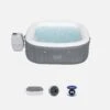Spa Gonflable Lay-Z Spa Madeira Contrôle WIFI 6 Places Carré Avec Accessoires -Sweeek spabw180sq6gy 4ae707f8eb0a92d8ca422517626fd3bb