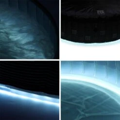 Spa Gonflable 6 Places Rond Bande LED, Filtration MDC, Désinfection UVC, Bâche 11 Spa Gonflable 6 Places Rond Bande LED, Filtration MDC, Désinfection UVC, Bâche -Sweeek spastarryrd6 4373ffa04e507e97785022279ebdaede