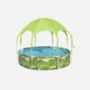 Piscine Hors Sol Tubulaire Ronde Avec Parasol Et Brumisateur ∅2,4m