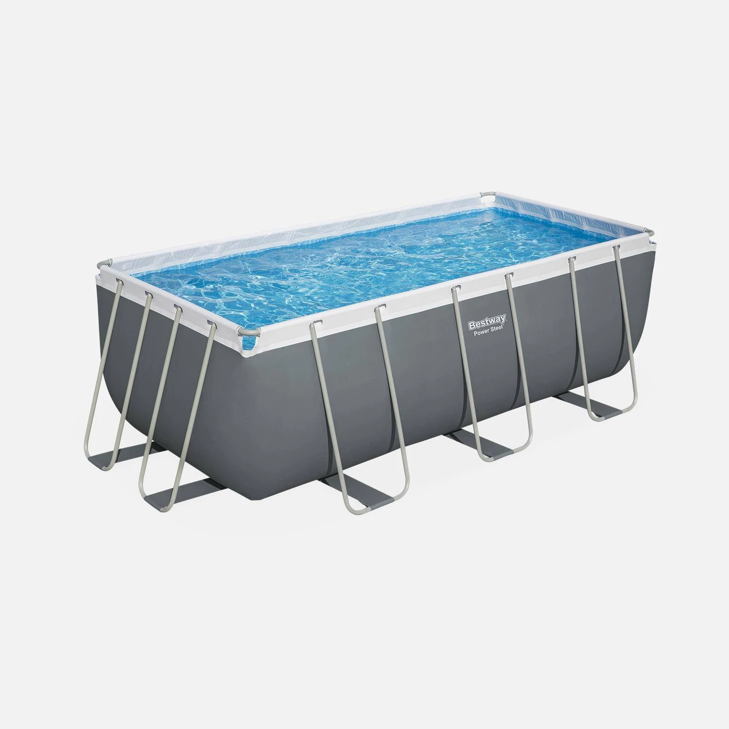 Piscine Hors Sol Tubulaire Rectangulaire Avec Accessoires 4 Piscine Hors Sol Tubulaire Rectangulaire Avec Accessoires – Image 2