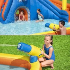 Aire De Jeux Gonflable Avec Toboggan Et Panier De Basket 10 Aire De Jeux Gonflable Avec Toboggan Et Panier De Basket -Sweeek spbwmwpsuper a5f71314870e261b055153a4c7988fc7