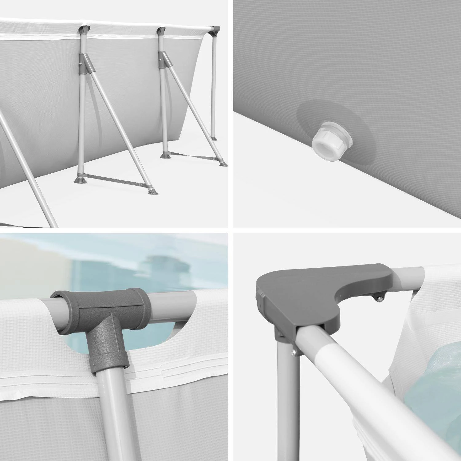 Piscine Tubulaire 4x2m Avec Pompe De Filtration 6 Piscine Tubulaire 4x2m Avec Pompe De Filtration – Image 4