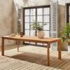 Table Intérieur/extérieur En Teck Recyclé, 8 Places 220cm -Sweeek tk220rcy 81def41fe35cd343789ff8af9ac90ac2