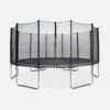 Trampoline 490cm Filet Protection Couleur : Gris