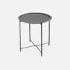 Table D'appoint Métal Ø46cm Couleur : Anthracite 2 Table D'appoint Métal Ø46cm Couleur : Anthracite -Sweeek tt46at adfebd93803f8f2ebca21708a557230c