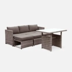 Salon De Jardin Résine Tressée 6 Places Couleur : Gris / Gris Taupe 16 Salon De Jardin Résine Tressée 6 Places Couleur : Gris / Gris Taupe -Sweeek wk100r5sofagy 10dd934f70da4e13c7ca5a299820b5c9