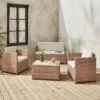Salon De Jardin Résine Tressée 4 Places Couleur : Naturel / Beige 1 Salon De Jardin Résine Tressée 4 Places Couleur : Naturel / Beige -Sweeek wk3101lqnatbg d85b9e8531daf76b8c3b53ca31f6fd64