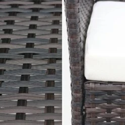 Salon De Jardin Résine Tressée 4 Places Couleur : Marron / Ecru 15 Salon De Jardin Résine Tressée 4 Places Couleur : Marron / Ecru -Sweeek wk3109lqbn bdf65490b3b001df14949cfa163cdebf