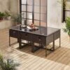 Table De Jardin Encastrable Résine Tressée, 6 Chaises Couleur : Marron 1 Table De Jardin Encastrable Résine Tressée, 6 Chaises Couleur : Marron -Sweeek wk6cubebn 7e317c3c8c6cd0d578e42699a499c2e0