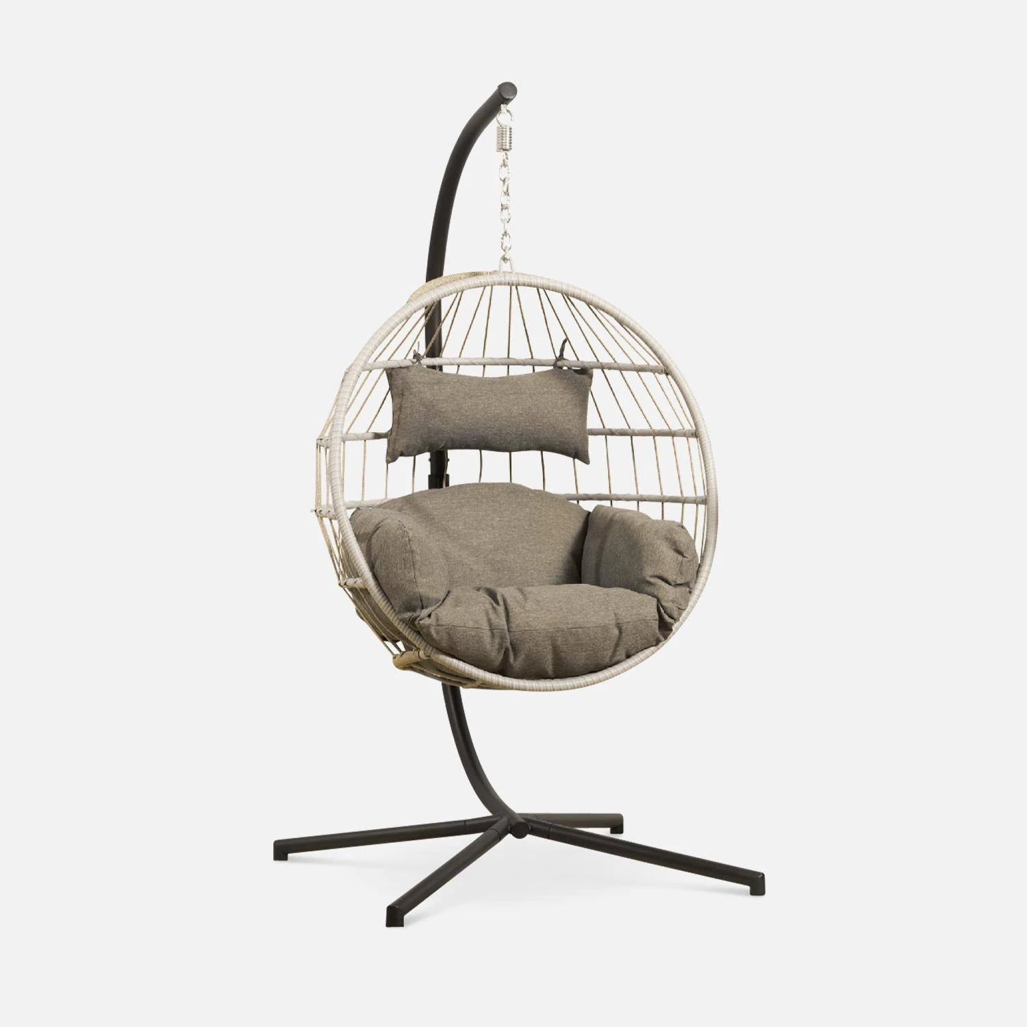 Fauteuil Suspendu Rond En Corde 4 Fauteuil Suspendu Rond En Corde – Image 2