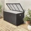 Coffre De Jardin Résine Tressée 790L Couleur : Noir 2 Coffre De Jardin Résine Tressée 790L Couleur : Noir -Sweeek wkhbox160bk 0cd8972c68aa5625266c9f767cad25b6