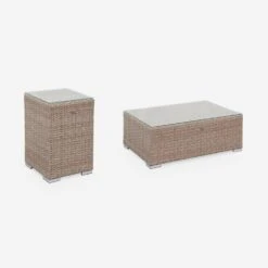 Salon De Jardin Résine Tressée Arrondie 12 à 14 Places Couleur : Beige / Gris Foncé -Sweeek wkvs2xlnatgy dd65a04ed13929192820db2508f3409e