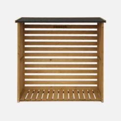 Abri Bûches 120x45x120cm,bois 10 Abri Bûches 120x45x120cm,bois -Sweeek ws120lbn 391cd50aab2efc53ebfcd717991e3991